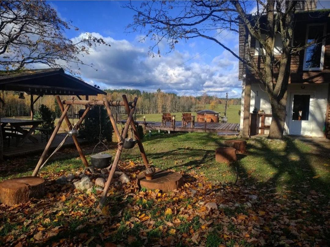 Guesthouse, Sauna & Jacuzzi In Gauja Valley - Kakukalns Straupe Dış mekan fotoğraf