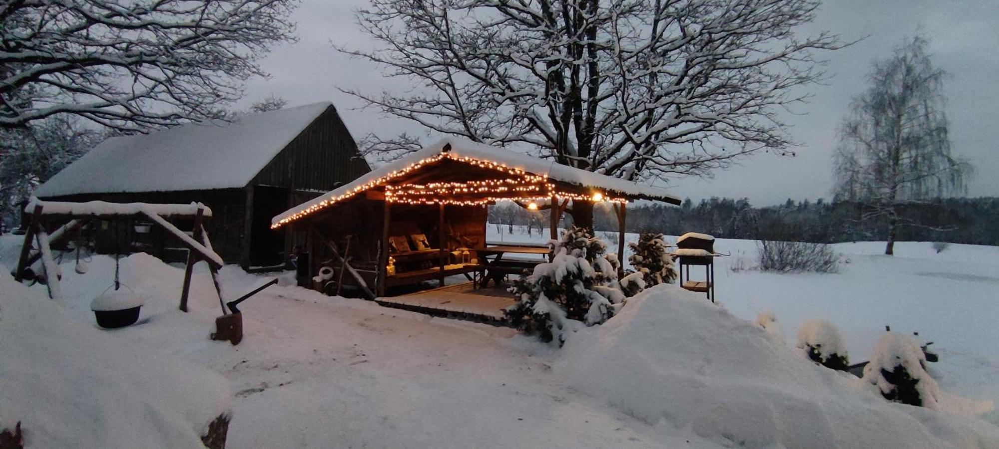 Guesthouse, Sauna & Jacuzzi In Gauja Valley - Kakukalns Straupe Dış mekan fotoğraf