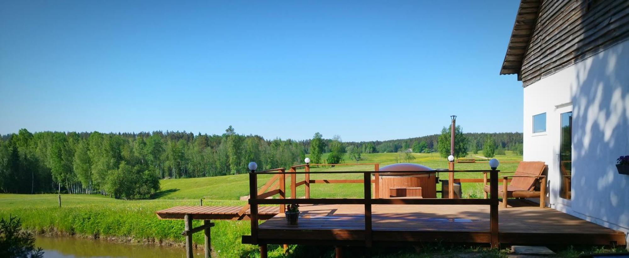 Guesthouse, Sauna & Jacuzzi In Gauja Valley - Kakukalns Straupe Dış mekan fotoğraf