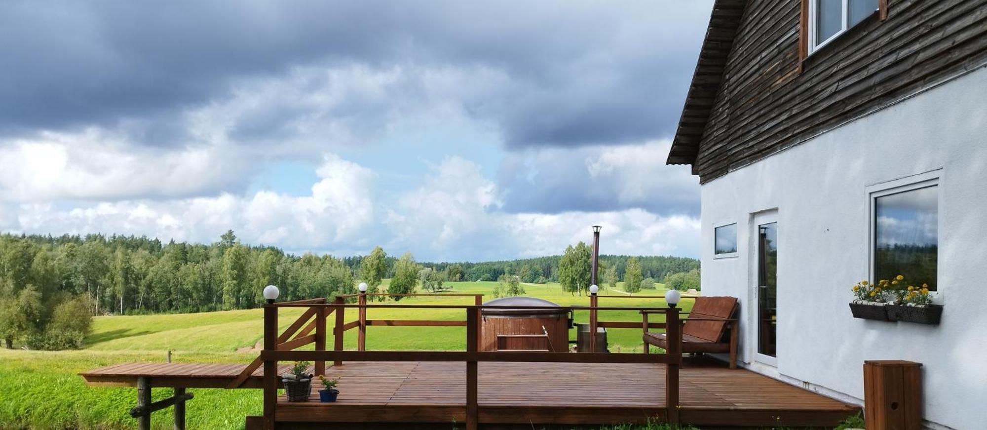 Guesthouse, Sauna & Jacuzzi In Gauja Valley - Kakukalns Straupe Dış mekan fotoğraf