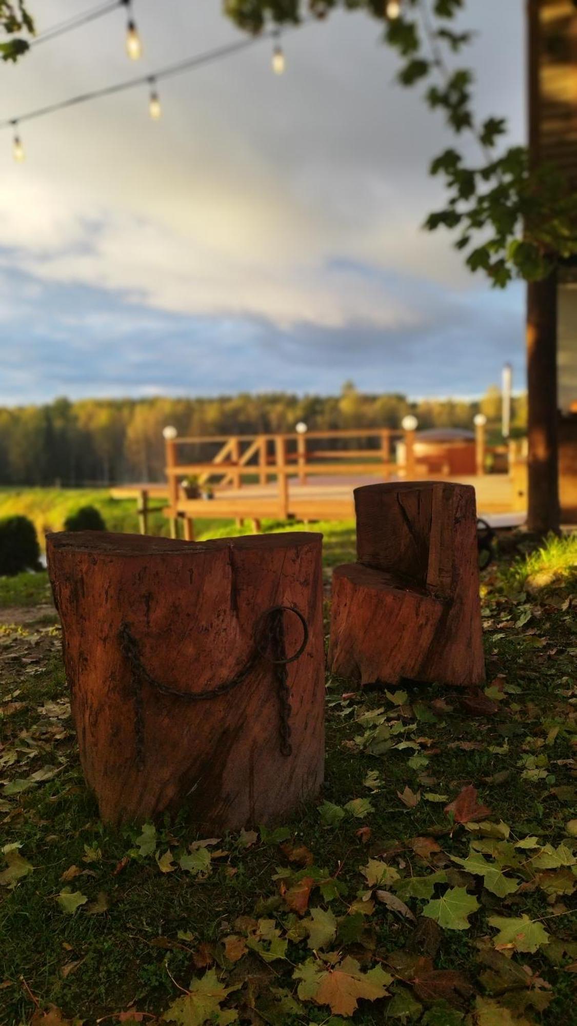Guesthouse, Sauna & Jacuzzi In Gauja Valley - Kakukalns Straupe Dış mekan fotoğraf