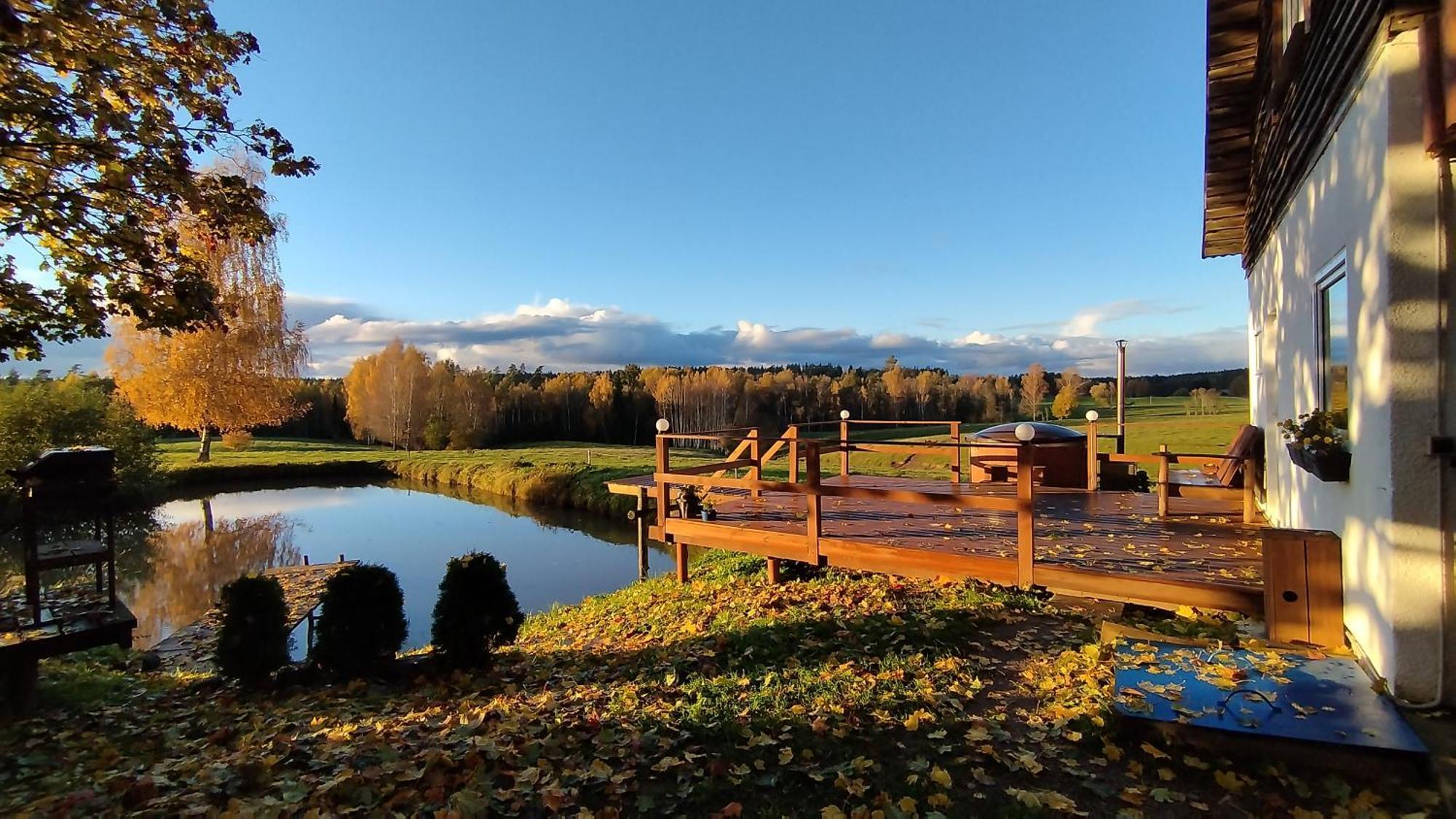 Guesthouse, Sauna & Jacuzzi In Gauja Valley - Kakukalns Straupe Dış mekan fotoğraf
